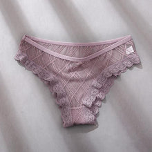 Load image into Gallery viewer, Lace Panties Sexy Low-rise Brazilian Underwear Fashion Lattice Transparent Underpants M-2XL Sexy Pants Lingerie
