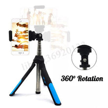 Load image into Gallery viewer, Portable Extendable Monopod Selfie Stick Tripod Bluetooth Remote for Phone Camera GoPro

