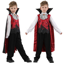 Load image into Gallery viewer, Halloween Children's Costume Men's Vampire Fear Costume Performance Costume Vampire Cos Ghost Costume
