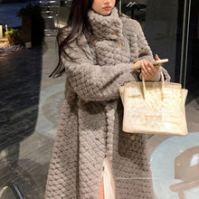 Load image into Gallery viewer, Autumn Winter Coat Faux Lamb Fur Coat Ladies Jacket Coat Thickening Elegant Warm Winter Fashion Coat For Woman
