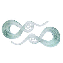 Load image into Gallery viewer, Glass Auricle Glass Snail Ear Extender Ear Studs Piercing decoration
