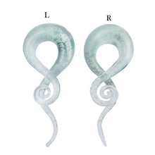 Load image into Gallery viewer, Glass Auricle Glass Snail Ear Extender Ear Studs Piercing decoration
