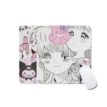 Load image into Gallery viewer, Kawaii Mousepad Cute Mousepad Office Oilpaint Gaming Desk Mats Gamer Round Square Deskpad Office Home PC Computer
