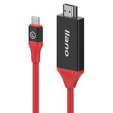 Load image into Gallery viewer, 2m Type-C to HDMI Converter Cable 4K HD Thunderbolt Same Sync Screen Conversion Adapter Cable for Apple Macbook
