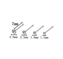 Load image into Gallery viewer, 14 Puncture Mixed Set Stainless Steel Nose Stud Nose Ring Diamond C- Type Nose Ring 7-Shaped Nose Nail

