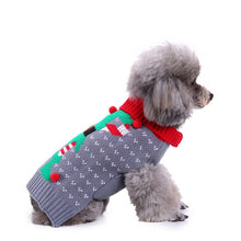 Load image into Gallery viewer, Pet Bone Striped Turtleneck Christmas Snowflake Autumn and Winter for Dog
