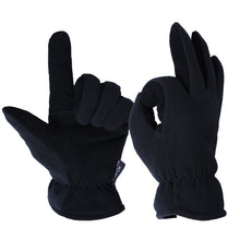 Load image into Gallery viewer, Thermal Gloves Deerskin Two-Layer Insulation Cotton Cold-Proof Motorcycle Electric Vehicle Riding Protective Skiing
