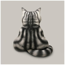 Load image into Gallery viewer, Cat Doll 3D Cat Back Shadow Doll Gift Plush Toy Cat Simulation Doll
