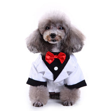 Load image into Gallery viewer, Pet Suit Pet Supplies Dress Swallowtail Wedding Dress for Dog
