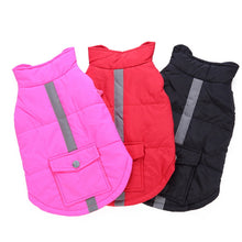 Load image into Gallery viewer, Pet Winter Clothing Coat Reflective Cotton Coat Winter Clothes for Dog
