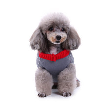Load image into Gallery viewer, Pet Bone Striped Turtleneck Christmas Snowflake Autumn and Winter for Dog
