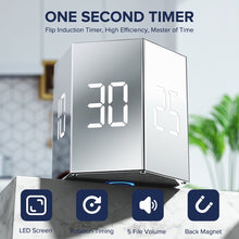 Load image into Gallery viewer, Ticktime Magnetic Countdown Timer Baking Countdown LCD Count Down Electronic Timer Multi-Function Digital Timer Flip Timer
