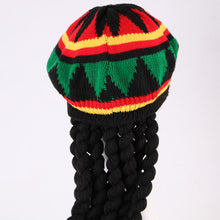 Load image into Gallery viewer, Braids Straw Hat Beret Jamaica Hat Men's Wig Wool Halloween Hat Factory
