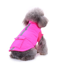 Load image into Gallery viewer, Pet Winter Clothing Coat Reflective Cotton Coat Winter Clothes for Dog
