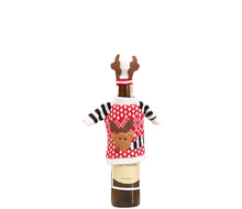 Load image into Gallery viewer, Christmas Elk Wine Bottle Cover Christmas Champagne Wine Bottle Bag Christmas Table Wine Bottle Decoration Supplies
