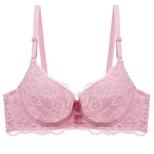 Load image into Gallery viewer, Sexy Lace Womens Push Up Bra Plus Size BC Cup Large Lady Lingerie Bralette Flower Pure Brassiere Embroidery Underwea

