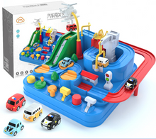 Load image into Gallery viewer, Rail Car Train Track Toys For Kids 2 To 4 Years Old Adventure Game Toy For Boy Birthday Gift Children Parking Lot Toy

