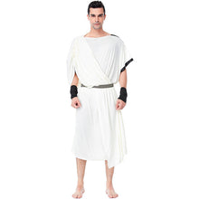 Load image into Gallery viewer, Halloween Costume Female Greek Goddess Cosplay Arab Medieval Ancient Rome Couple's White Dress
