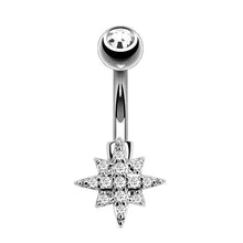 Load image into Gallery viewer, Zircon Navel Creative Zircon Navel Decoration Navel Stud Piercing Jewelry

