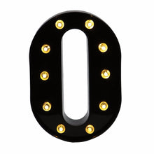 Load image into Gallery viewer, 26 Black English Letter Lights Led Symbol Modeling Lights Wedding Small Night Lamp Birthday Proposal Wall Lamp
