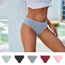 Load image into Gallery viewer, 3Pcs/lot Women's Panties High Waist Seamless Knickers Underwear Cotton Briefs Sexy Lingerie Female Intimates
