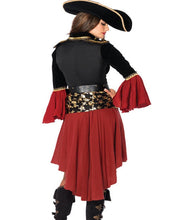 Load image into Gallery viewer, Female Skull Pirate Dress Classic Pirates  Costumes for Woman Cosplay Halloween Pirate Costume
