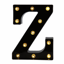 Load image into Gallery viewer, 26 Black English Letter Lights Led Symbol Modeling Lights Wedding Small Night Lamp Birthday Proposal Wall Lamp

