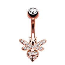 Load image into Gallery viewer, Zircon Navel Creative Zircon Navel Decoration Navel Stud Piercing Jewelry
