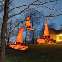 Load image into Gallery viewer, Halloween Glowing Witch Hat Halloween Ornament Festive Party Hat Wizard Hat Party Magician Decoration Props LED Lights
