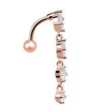 Load image into Gallery viewer, New Belly Ring Creative Inverted Navel Stud Piercing Jewelry
