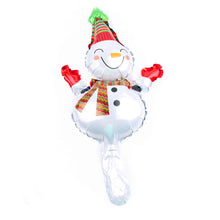 Load image into Gallery viewer, Mini Christmas Tree Christmas Snowman Balloon Christmas Party Arrangement Balloon Mini Christmas Aluminum Film Balloon

