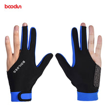 Load image into Gallery viewer, 1044 Table Tennis Gloves High Elastic Wear-Resistant Lycra Dew Three Fingers Billiard Gloves
