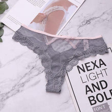 Load image into Gallery viewer, New Female Seamless G-string Underwear Lingerie Women Sexy Lace Panties Transparent Low-waist Underpant Hollow Out Thong
