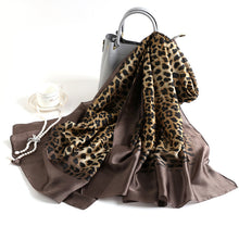 Load image into Gallery viewer, Spring and Summer New Silk Scarf Gift Silk Imitation Silk Women's Printed Imitation Mulberry Silk Beach Towel Shawl Scarf
