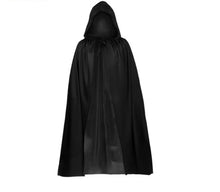 Load image into Gallery viewer, Halloween Cloak Cos Double-Layer Black and Red Vampire Cloak Death Pirate Children Adult Party Performance Witch
