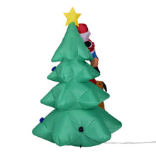Load image into Gallery viewer, Christmas Inflatable Model 1.8 M Light Inflatable Dog Bite Christmas Tree Old Man Climbing Trees Christmas Decorations
