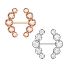 Load image into Gallery viewer, Zircon Nipple Ring New Stylish Piercing Jewelry Adhesive Nail
