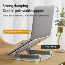 Load image into Gallery viewer, Foldable Laptop Stand 10KG Load-bearing Aluminum Alloy Laptop Stand Lift Adjustable Desktop Holder
