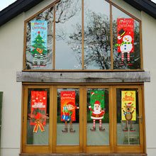 Load image into Gallery viewer, Christmas Decorations Cloth Hanging Legs Creative Flag Window Pendant Wall Atmosphere Decor Hanging Cloth
