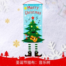 Load image into Gallery viewer, Christmas Decorations Cloth Hanging Legs Creative Flag Window Pendant Wall Atmosphere Decor Hanging Cloth
