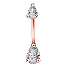 Load image into Gallery viewer, Belly Ring Creative Exquisite Zircon Navel Stud Piercing Jewelry
