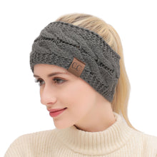 Load image into Gallery viewer, 2018 Autumn and Winter New Hair Band Wool Variegated Dotted Yarn Acrylic Yarn Women's Headband Hair Accessories
