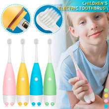 Load image into Gallery viewer, (H096)Children's Electric Toothbrush Electric Household Waterproof Soft Bristle Vibrating Toothbrush Protector With 2 Brush Head

