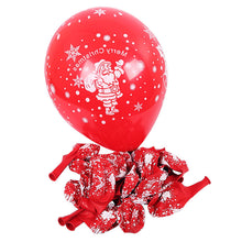 Load image into Gallery viewer, Cartoon Christmas Balloons Christmas Decoration Website Red Balloon 2.2G 10 Inch Rubber Balloons
