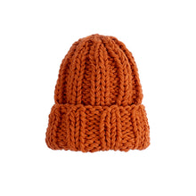 Load image into Gallery viewer, Knitted Hat Women 'S Winter Solid Color Simple Thick Woolen Cap Foreign Trade Warm Ear Protection Hat
