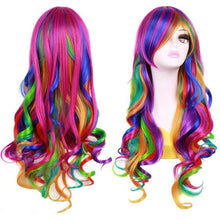 Load image into Gallery viewer, Halloween Wig Cosplay Wig Ball Cosplay  Wig Color Gradient Wig
