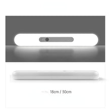 Load image into Gallery viewer, Infrared Sensor Lamp Led Charging Wireless Small Night Lamp Smart Automatic Strip Bedside Wardrobe Cabinet Light Strip Light Strip
