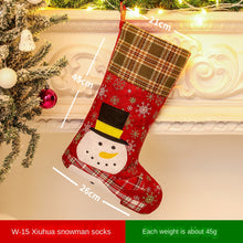 Load image into Gallery viewer, Christmas Decoration and Layout Supplies New Year Gift Santa Snowman Socks Christmas Socks Gift Bag
