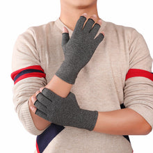 Load image into Gallery viewer, Indoor Sports Rehabilitation Training Anti-Edema Breathable Pressure Care Half Finger Gloves
