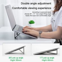 Load image into Gallery viewer, Oxford Cloth Magnetic Lifting Desktop Folding Portable Laptop Computer Stand for MacBook,HP, Lenovo, Asus
